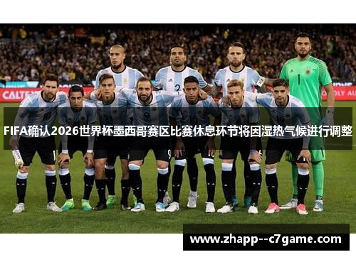 FIFA确认2026世界杯墨西哥赛区比赛休息环节将因湿热气候进行调整